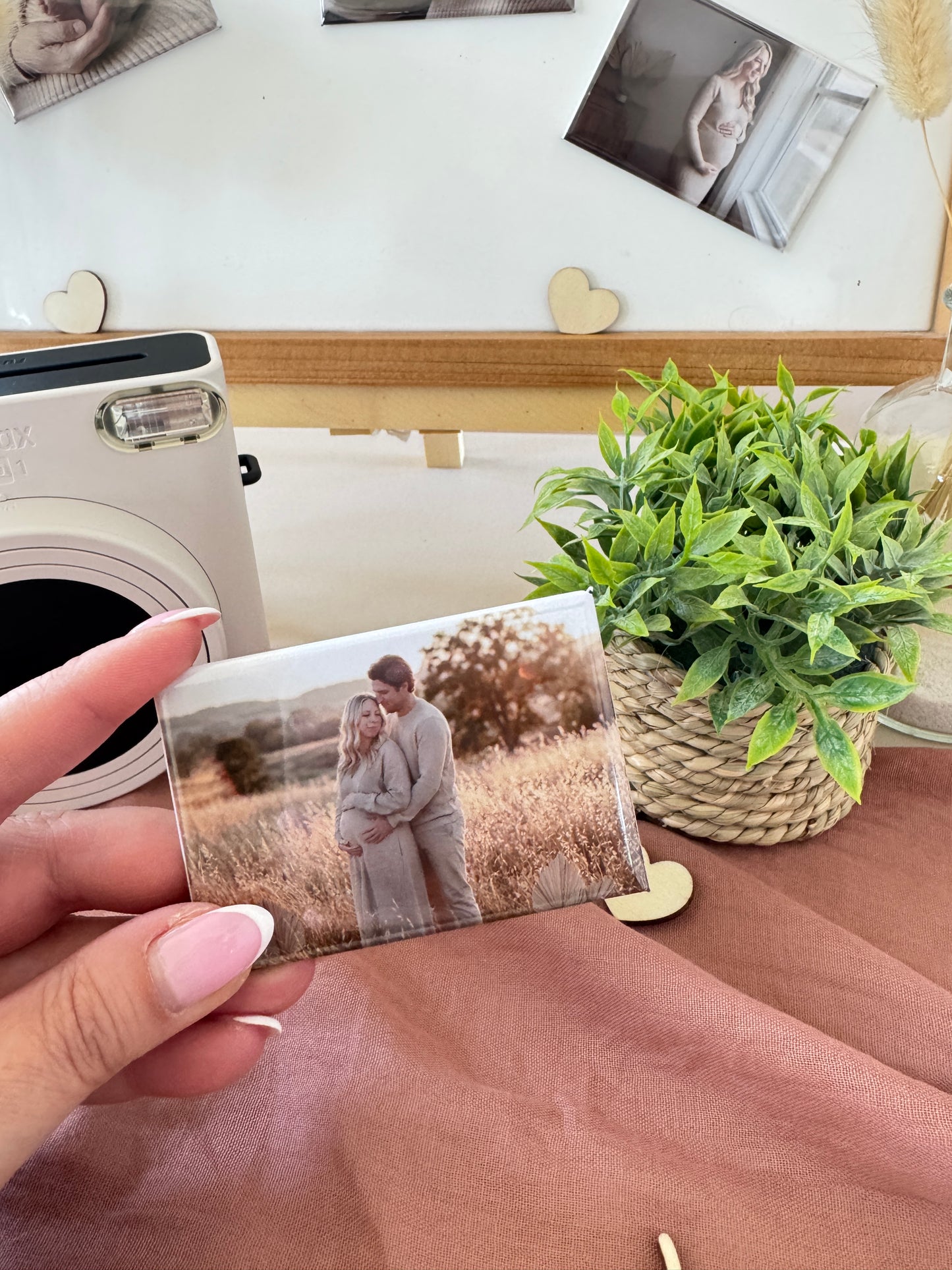 Magnet personnalisé dur rectangle (lot de 8)