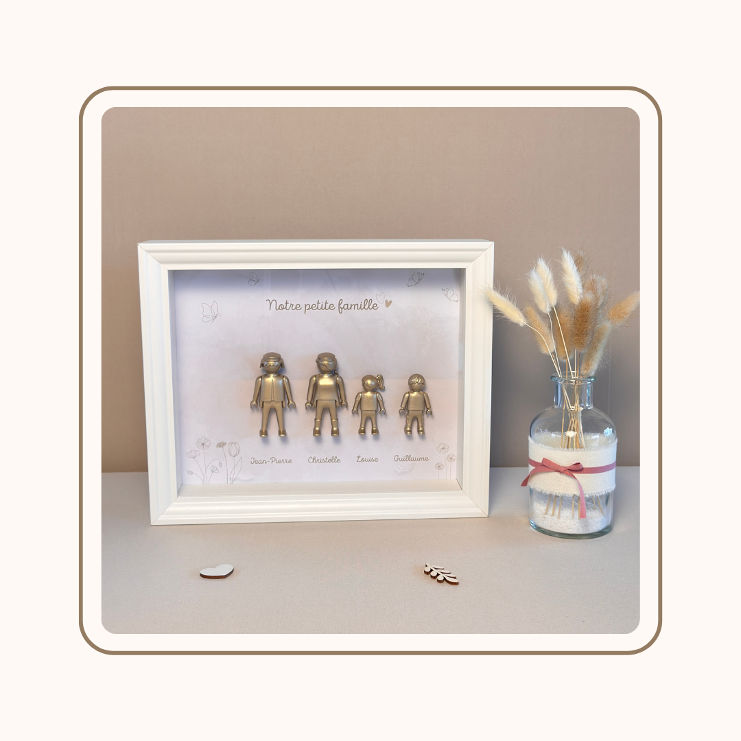 Boîte à figurines - Notre famille