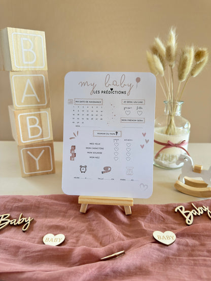 Cartes de pronostics de grossesse