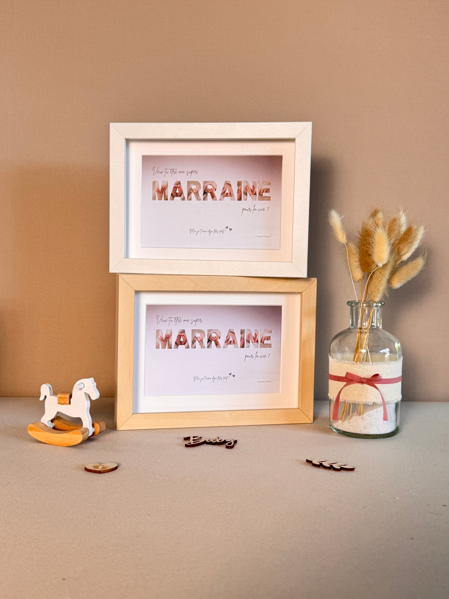 MARRAINE - Dégradé beige