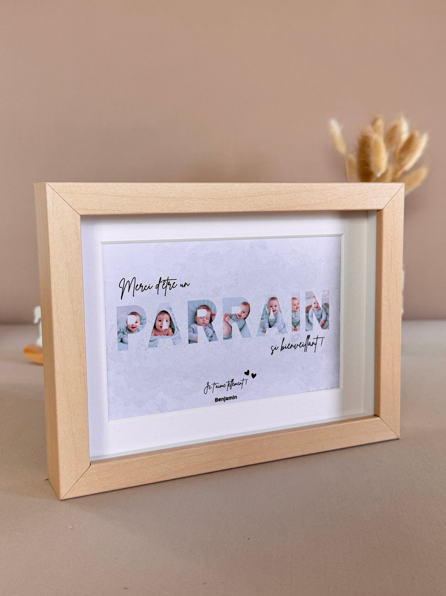 Merci parrain - Fumée verte & écriture noire