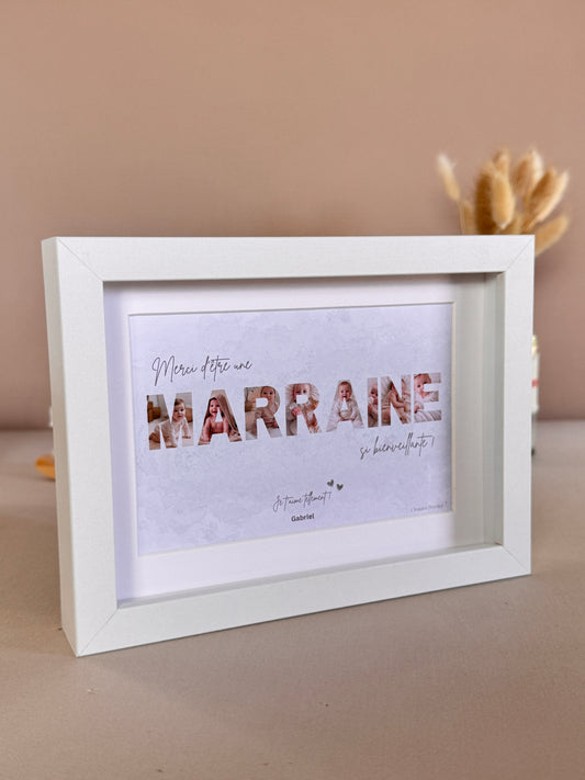 Merci Marraine - Fumée verte et écriture brune