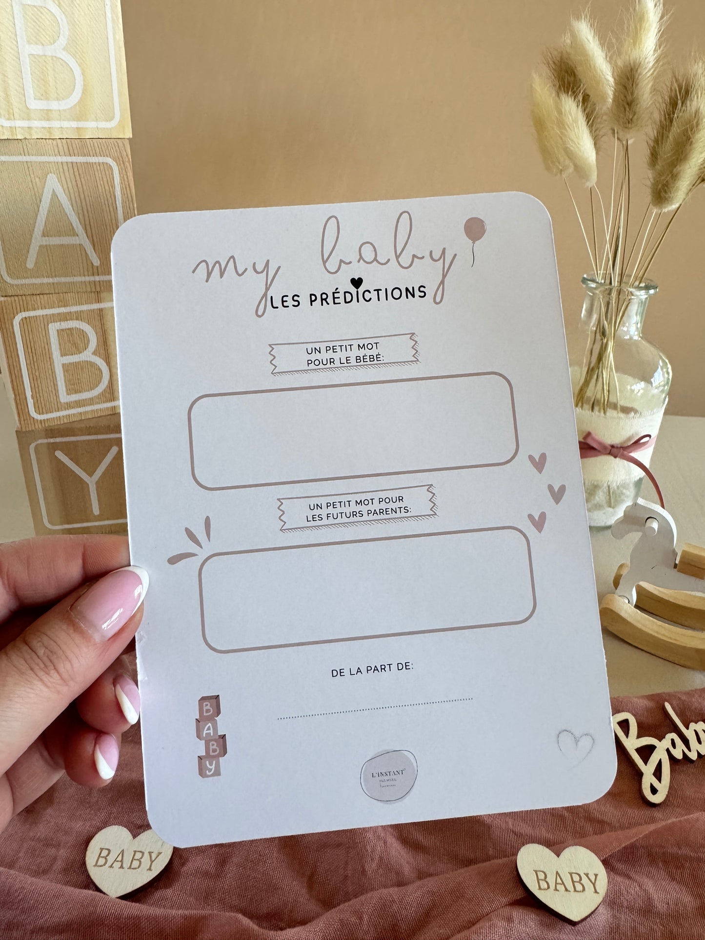 Cartes de pronostics de grossesse