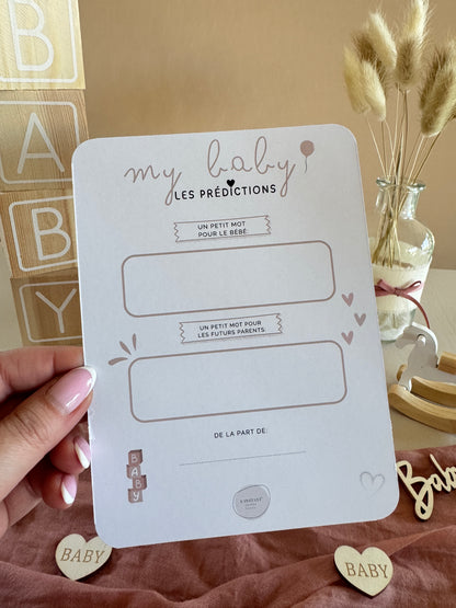Cartes de pronostics de grossesse