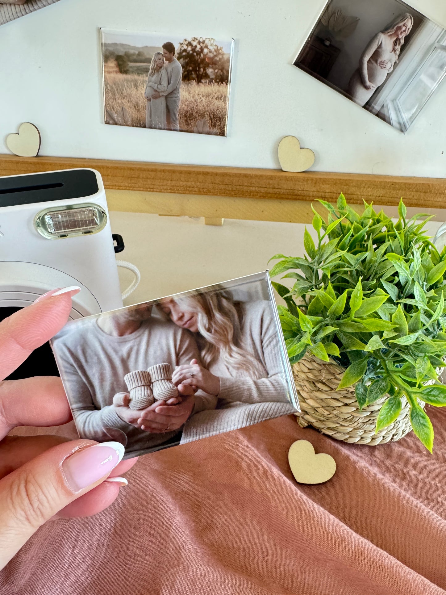 Magnet personnalisé dur rectangle (lot de 8)