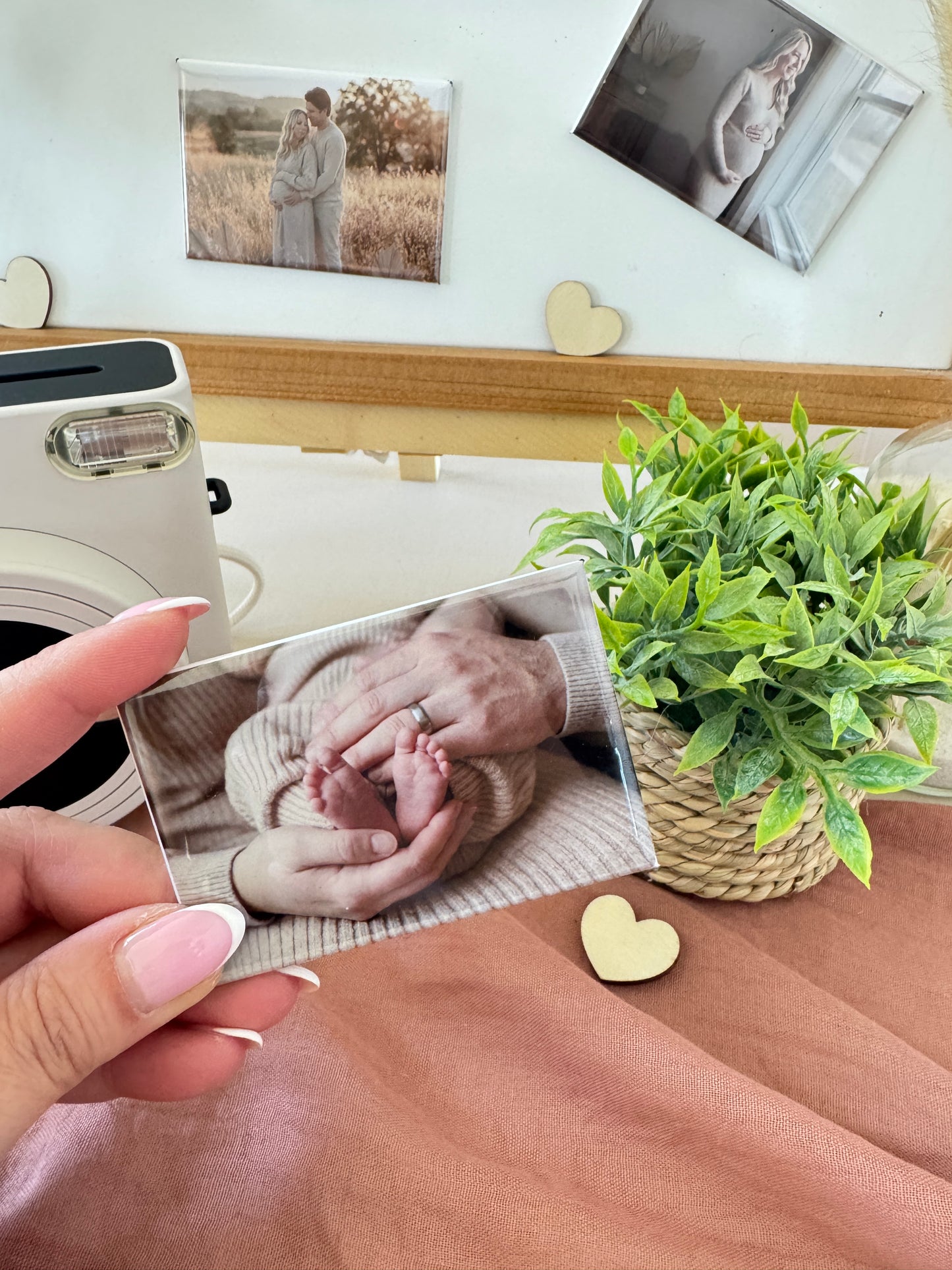Magnet personnalisé dur rectangle (lot de 8)