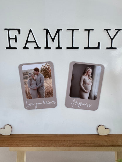 Magnet photo style Instax 6,3x9 taupe