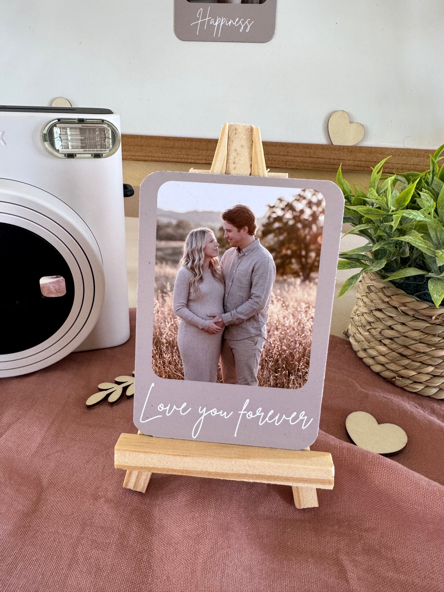 Magnet photo style Instax 6,3x9 taupe
