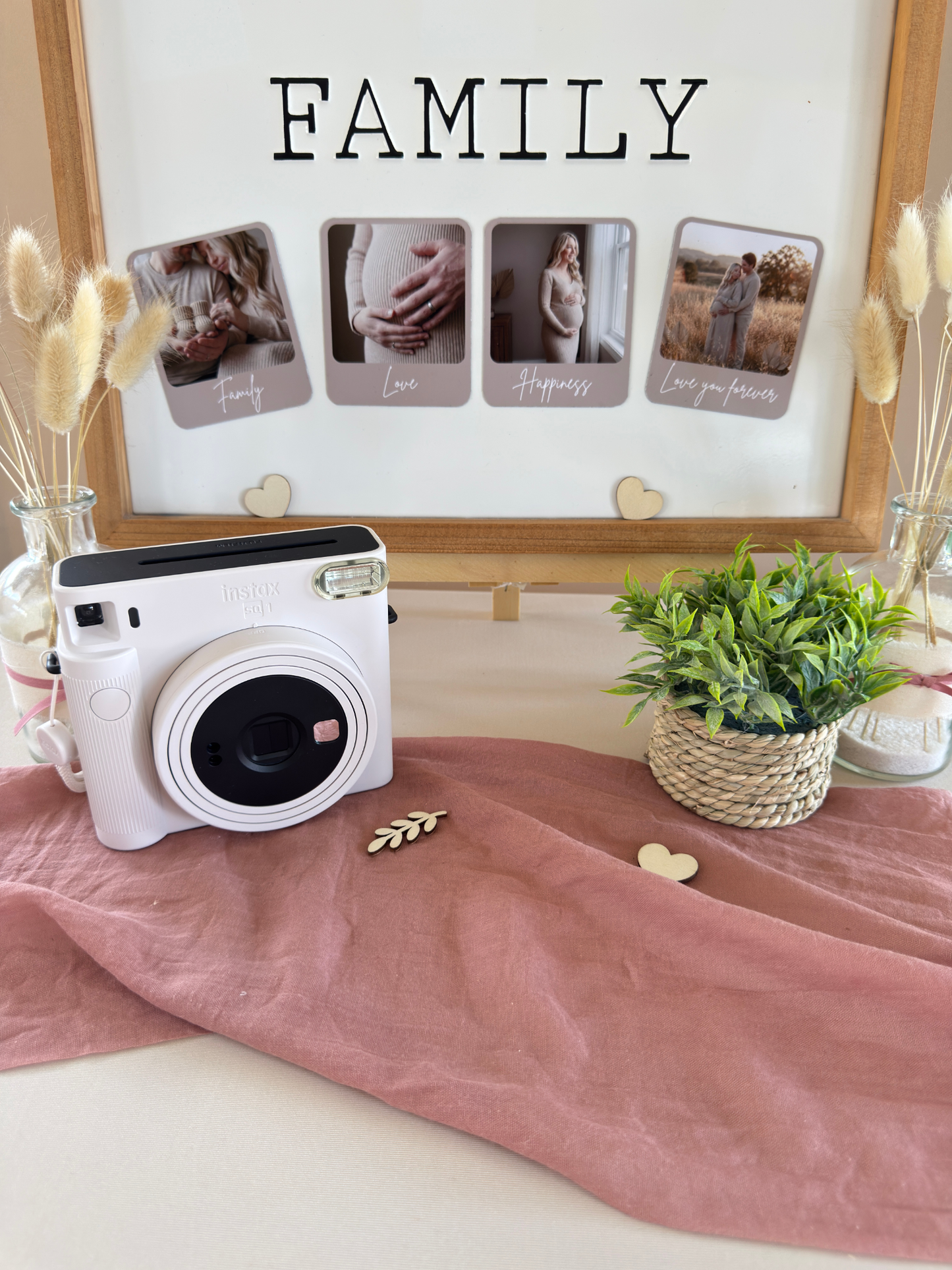 Magnet photo style Instax 7x8,5 taupe
