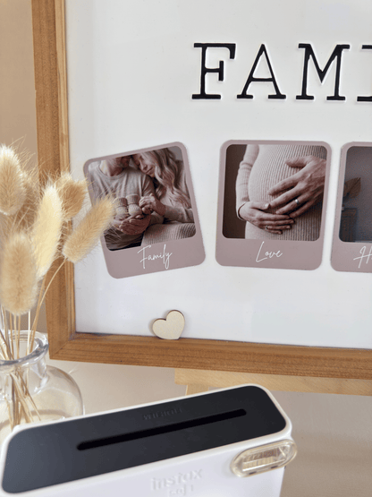 Magnet photo style Instax 7x8,5 taupe