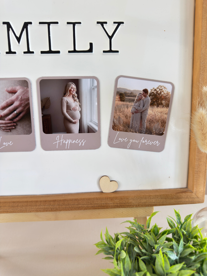 Magnet photo style Instax 7x8,5 taupe